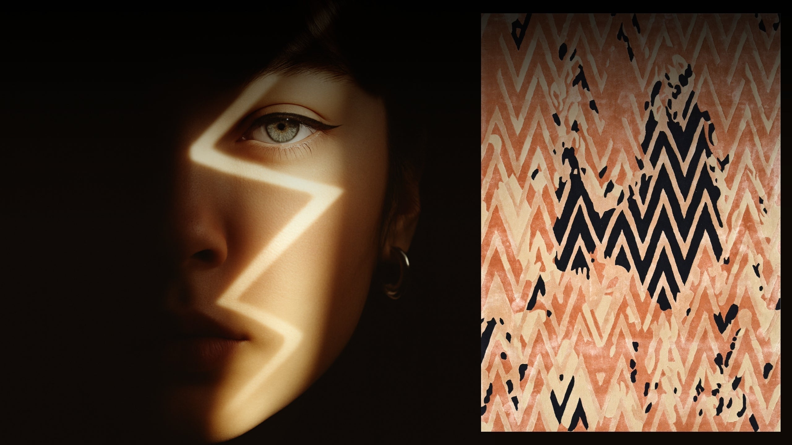Chevron Distorted: A Pattern Designed to Move, Not Sit Still